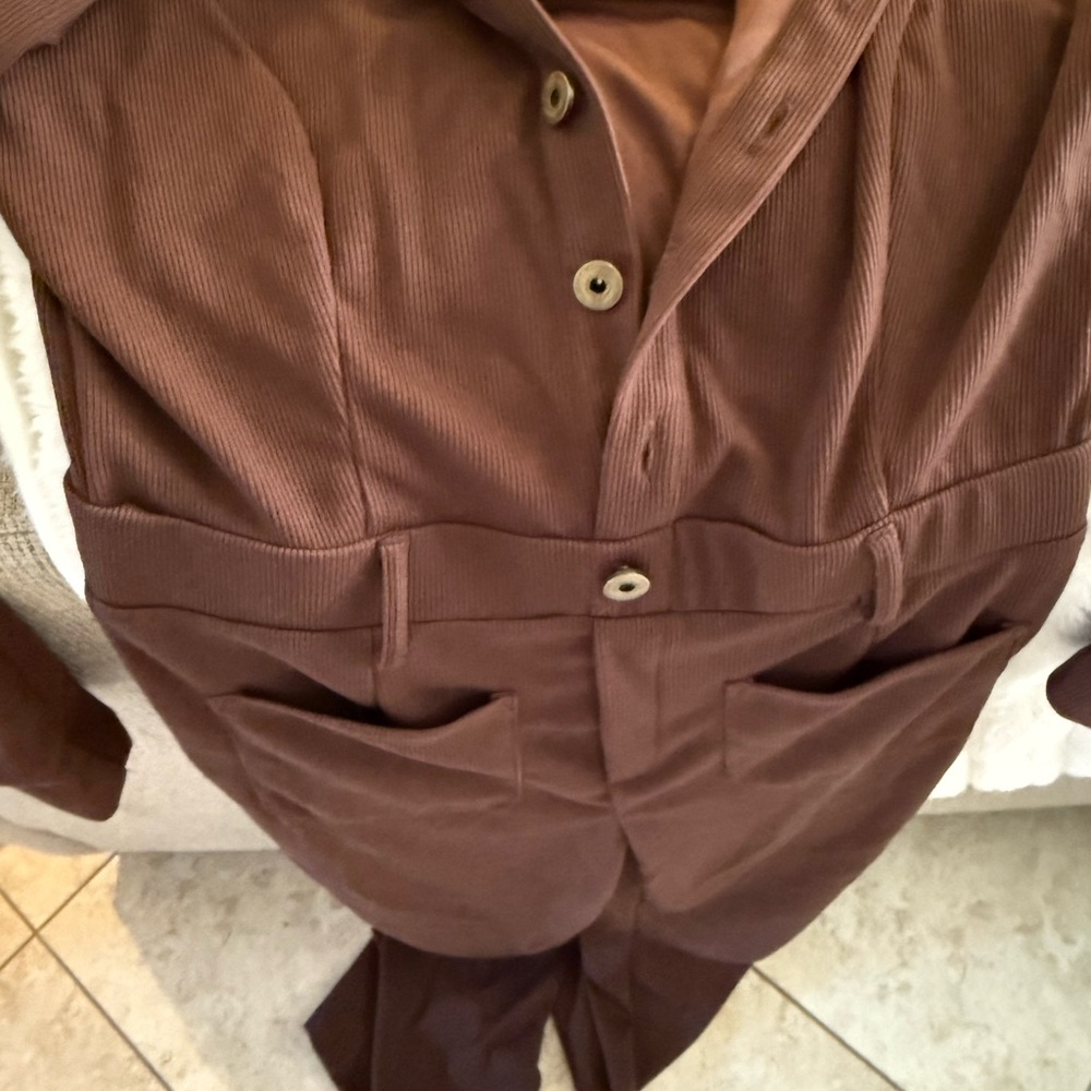 Halara Ribbed collar jumpsuit - Picture 2 of 2